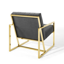 Load image into Gallery viewer, Inspire Channel Tufted Performance Velvet Armchair by Modway
