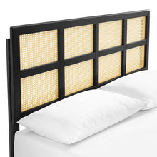 Load image into Gallery viewer, Sidney Cane and Wood Queen Platform Bed With Splayed Legs by Modway
