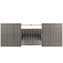Load image into Gallery viewer, Shore Outdoor Patio Aluminum Dining Table by Modway
