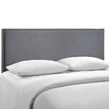 Load image into Gallery viewer, Region Nailhead Upholstered Queen Headboard by Modway

