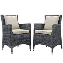 Load image into Gallery viewer, Summon 2 Piece Outdoor Patio Sunbrella¨ Dining Set by Modway
