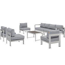 Load image into Gallery viewer, Shore 7 Piece Outdoor Patio Sectional Sofa Set
