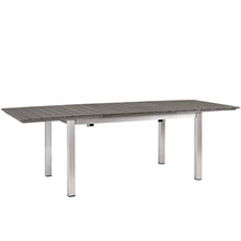 Load image into Gallery viewer, Shore 9 Piece Outdoor Patio Aluminum Dining Set by Modway
