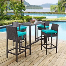 Load image into Gallery viewer, Convene 5 Piece Outdoor Patio Pub Set
