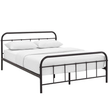 Load image into Gallery viewer, Maisie Stainless Steel Queen Bed Frame by Modway
