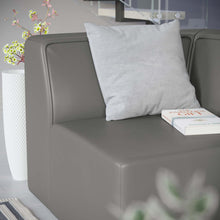 Load image into Gallery viewer, Mingle Vegan Leather Corner Chair by Modway
