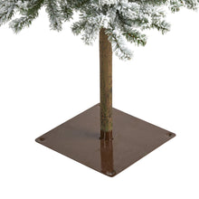 Load image into Gallery viewer, 6&#39; Flocked Alpine Christmas Artificial Tree w/200 Lights/ 580 Bendable Branches
