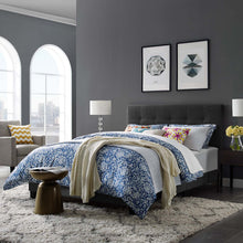 Load image into Gallery viewer, Amira Upholstered Fabric Twin Bed by Modway
