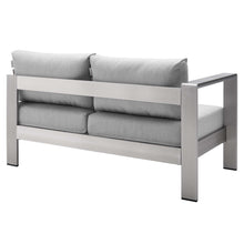Load image into Gallery viewer, Shore Sunbrella¨ Fabric Aluminum Outdoor Patio Left-Arm Loveseat by Modway
