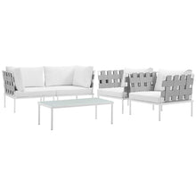 Load image into Gallery viewer, Harmony 5Piece Outdoor Patio Aluminum Sectional Sofa Set by Modway
