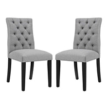 Load image into Gallery viewer, Duchess Fabric Dining Chair Set of 2 by Modway
