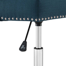 Load image into Gallery viewer, Regent Tufted Button Swivel Upholstered Fabric Office Chair by Modway
