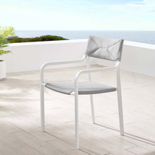 Load image into Gallery viewer, Raleigh Stackable Outdoor Patio Aluminum Dining Armchair by Modway
