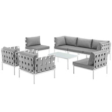Load image into Gallery viewer, Harmony 8 Piece Outdoor Patio Aluminum Sectional Sofa Set by Modway
