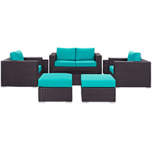 Load image into Gallery viewer, Convene 8 Piece Outdoor Patio Sofa Set by Modway
