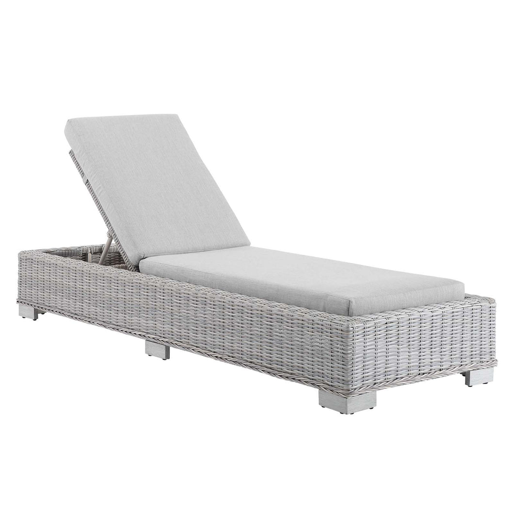 Conway Sunbrella¨ Outdoor Patio Wicker Rattan Chaise Lounge by Modway