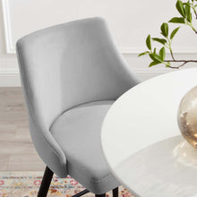 Load image into Gallery viewer, Adorn Performance Velvet Bar Stool Set of 2 by Modway
