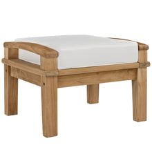 Load image into Gallery viewer, Marina Outdoor Patio Teak Ottoman by Modway
