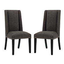 Load image into Gallery viewer, Baron Fabric Dining Chair Set of 2 by Modway
