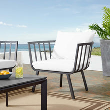 Load image into Gallery viewer, Riverside Outdoor Patio Aluminum Armchair by Modway
