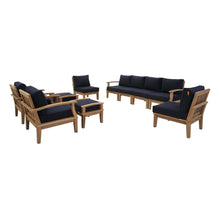 Load image into Gallery viewer, Marina 10 Piece Outdoor Patio Teak Set by Modway

