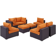 Load image into Gallery viewer, Convene 8 Piece Outdoor Patio Sectional Set by Modway

