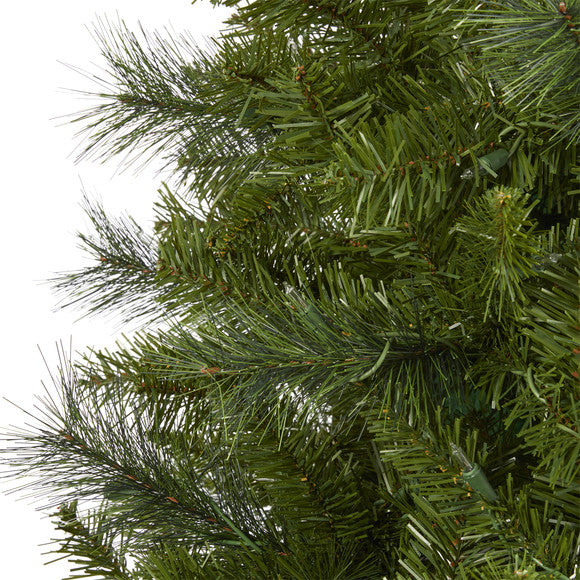 7.5' Mount Hood Spruce Artificial Christmas Tree w/ 450 Warm White Lights