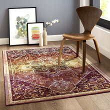 Load image into Gallery viewer, Success Kaede Transitional Distressed Vintage Floral Vintage Medallion 4x6 Area Rug by Modway
