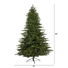 Load image into Gallery viewer, 7.5&#39; Wyoming Spruce Artificial Christmas Tree w/ 650 Clear LED Lights
