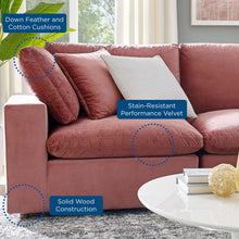 Load image into Gallery viewer, Commix Down Filled Overstuffed Performance Velvet Loveseat by Modway
