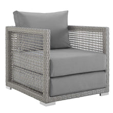 Load image into Gallery viewer, Aura 3 Piece Outdoor Patio Wicker Rattan Set by Modway
