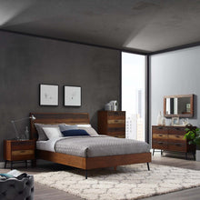 Load image into Gallery viewer, Arwen Queen Rustic Wood Bed by Modway
