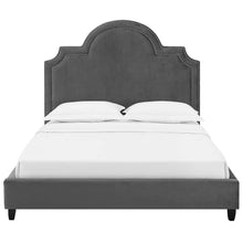 Load image into Gallery viewer, Primrose Performance Velvet Queen Platform Bed by Modway
