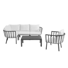 Load image into Gallery viewer, Riverside 6 Piece Outdoor Patio Aluminum Set by Modway
