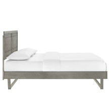 Load image into Gallery viewer, Marlee Wood King Platform Bed With Angular Frame by Modway
