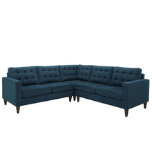 Load image into Gallery viewer, Empress 3 Piece Upholstered Fabric Sectional Sofa Set by Modway
