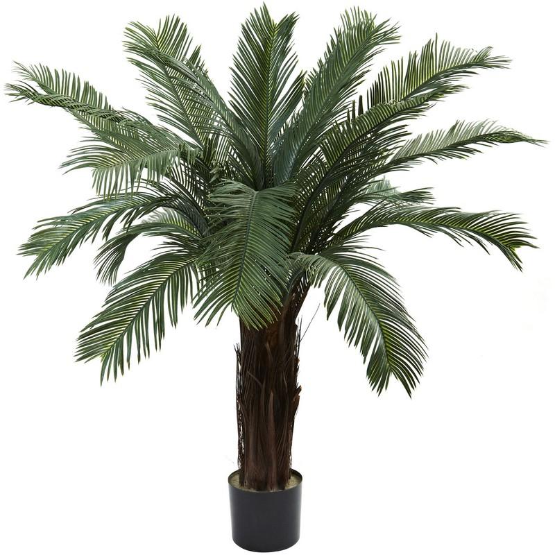 4' Cycas Tree Uv Resistant (Indoor/Outdoor) 6769 By Nearly Natural