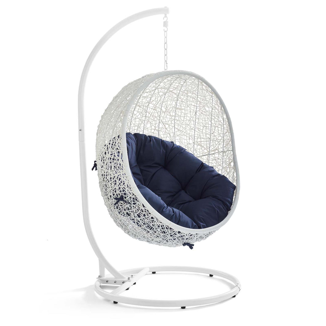 Hide Outdoor Patio Sunbrella¨ Swing Chair With Stand by Modway