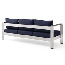 Load image into Gallery viewer, Shore Outdoor Patio Aluminum Sofa by Modway
