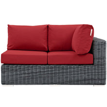 Load image into Gallery viewer, Summon Outdoor Patio Sunbrella¨ Right Arm Loveseat by Modway

