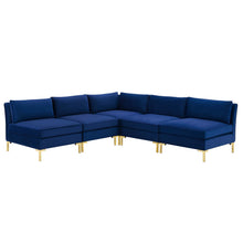Load image into Gallery viewer, Ardent 5-Piece Performance Velvet Sectional Sofa by Modway
