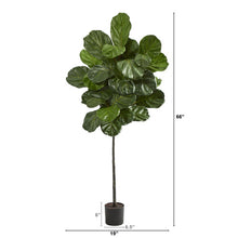 Load image into Gallery viewer, 5.5&#39; Fiddle Leaf Artificial Tree

