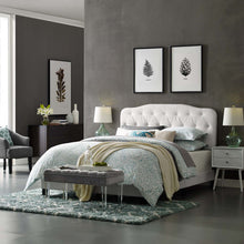 Load image into Gallery viewer, Amelia Faux Leather Queen Bed by Modway
