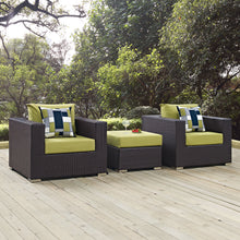 Load image into Gallery viewer, Convene 3 Piece Outdoor Patio Sofa Set by Modway
