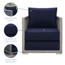 Load image into Gallery viewer, Aura Rattan Outdoor Patio Armchair by Modway
