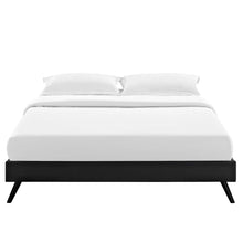 Load image into Gallery viewer, Loryn Vinyl Full Bed Frame with Round Splayed Legs by Modway
