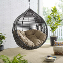 Load image into Gallery viewer, Garner Teardrop Outdoor Patio Swing Chair Without Stand by Modway
