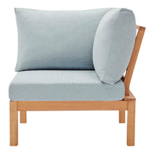 Load image into Gallery viewer, Freeport Karri Wood Sectional Sofa Outdoor Patio Corner Chair by Modway
