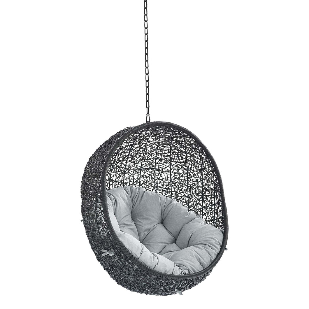 Encase Sunbrella¨ Fabric Swing Outdoor Patio Lounge Chair Without Stand by Modway