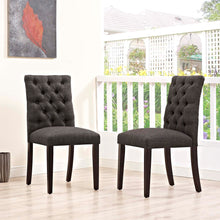 Load image into Gallery viewer, Duchess Fabric Dining Chair Set of 2 by Modway
